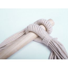 Krzesło wiszące brazylijskie niebiesko-czerwone Sofotel Rodos