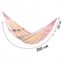 Hamak ogrodowy Malaga Single czerwony Sofotel