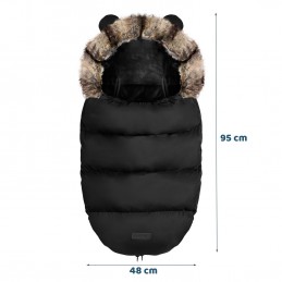 Śpiworek do wózka, sanek Elmi Ricokids - czarny