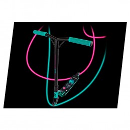 Hulajnoga wyczynowa SOKE XTR  turkusowo różowa