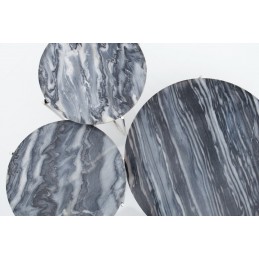 INVICTA stolik NOBLE srebrny