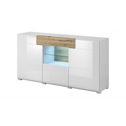Komoda TOLEDO TL26 san remo / biały połysk