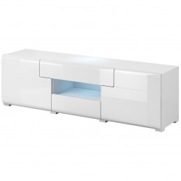 Komoda RTV TOLEDO TL41 biały / biały połysk