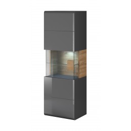 Witryna wisząca TOLEDO TL07 dąb grandson / antracyt połysk