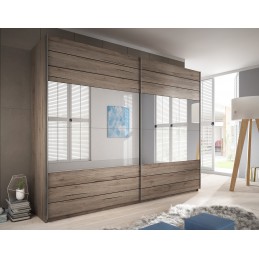 Szafa przesuwna z lustrem GALAXY GX59 270 san remo ciemny