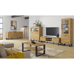 Meble do salonu HALLE 1 dąb wotan