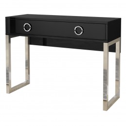 Biurko MILLA czarny połysk