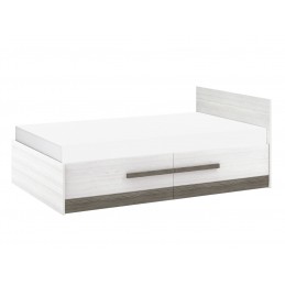 Łóżko 120x200 BLINCO BL17 sosna śnieżna / new grey