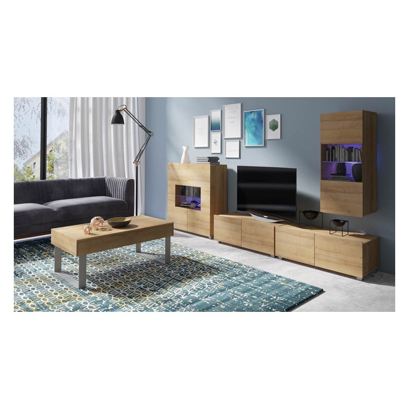 Meblościanka CALABRIA 17 dąb zloty