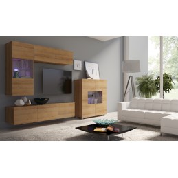 Meblościanka CALABRIA 3 dąb złoty