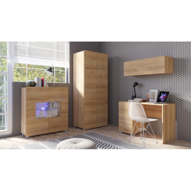 Meblościanka CALABRIA 8 dąb złoty