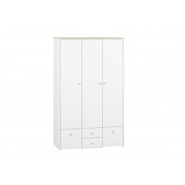 Szafa CESAR CS01 117 biały / buk fjord