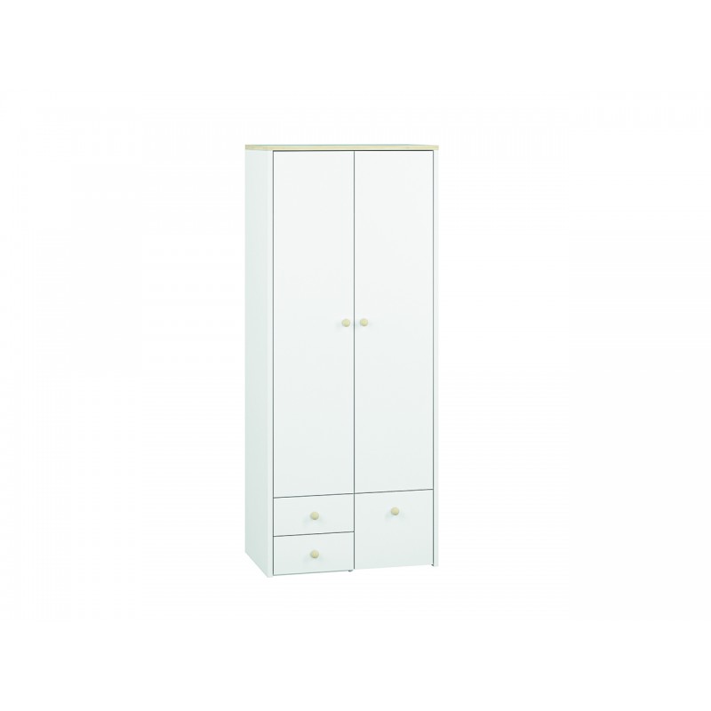 Szafa CESAR CS02 80 biały / buk fjord