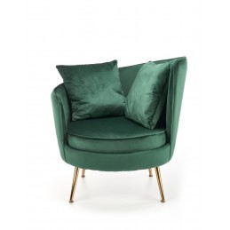 Fotel ALMOND ciemny zielony