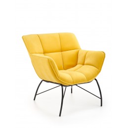 Fotel BELTON żółty