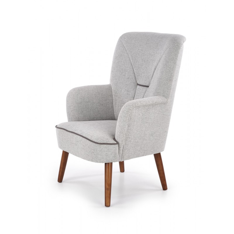 Fotel BISHOP jasny popiel