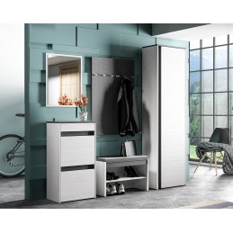 Garderoba HAGA 1 sosna śnieżna / antracyt