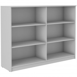 Regał niski MALTA MT11 jasny szary