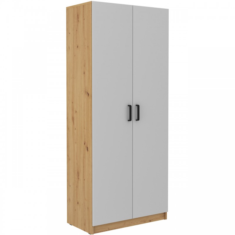 Szafa z półkami MALTA MT12 dąb artisan / jasny szary