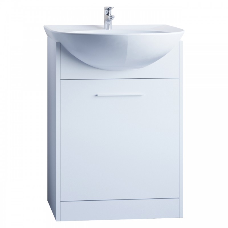 Szafka pod umywalkę SLIM / NICO / LUMIA SL2 biały laminat