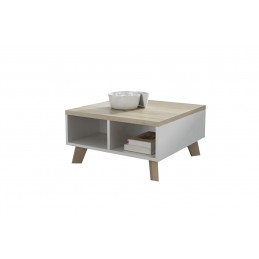 Ława LOTTA 60 biel brylantowa / sonoma