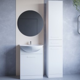 Łazienka NEPPA LONG biały laminat