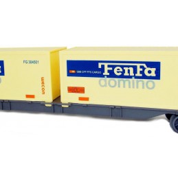 Realistyczna Kolejka Fenfa - Parowóz + Wagony Towarowe