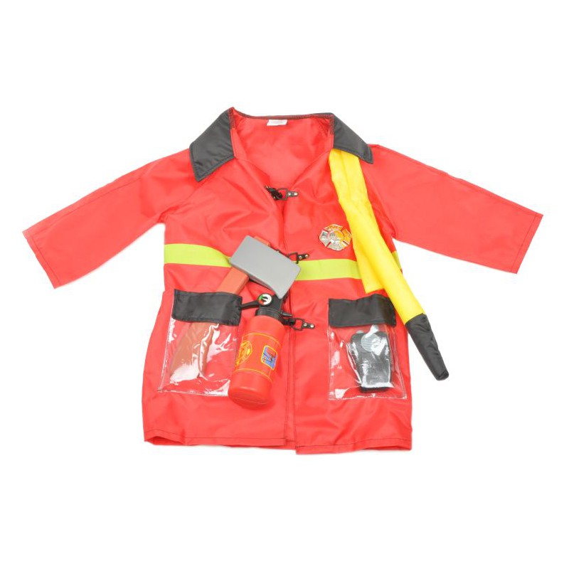 Kombinezon Strażacki Z Akcesoriami Strój małego Strażaka