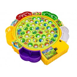 Gra rodzinna - wędkowanie, łowienie ryb - 5 wędek, 45 rybek