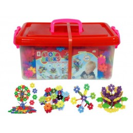 Klocki Konstrukcyjne, Rzepy, Kreatywne Rzepki Czepki Płatki Śniegu ok. 2500 Sztuk 3,1CM 