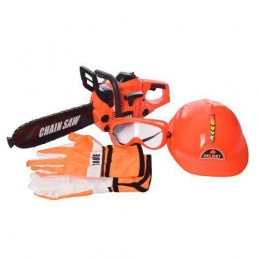 Piła Łańcuchowa, Motorowa  + Kask, Okulary, Rękawice