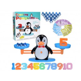 Gra Nauka Liczenia - Równoważnia Waga Szalkowa Pingwin - Counting Penguins