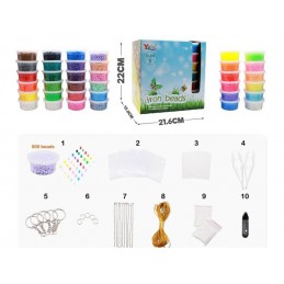 Koraliki Do Prasowania, Prasowanki 18000szt , Prasowanka, Koraliki Uzupełniające Do Prasowanek, 36 Kolorów, Uzupełniacz, Zap