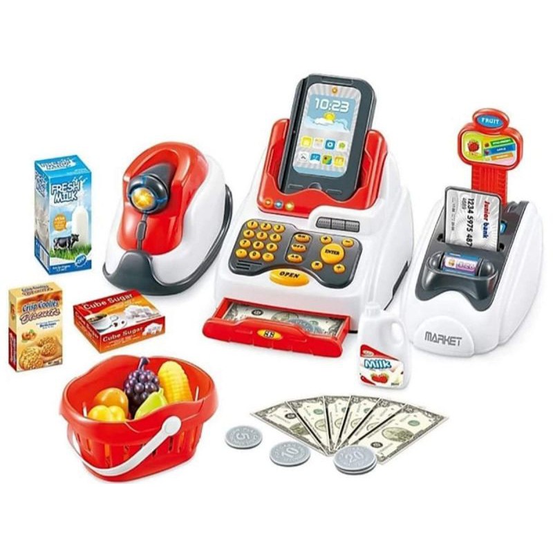 Kasa Fiskalna, Sklepowa Z Czytnikiem Kart Oraz Skanerem Kodów + Akcesoria