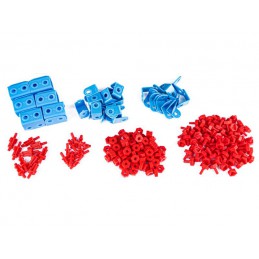 Klocki konstrukcyjne, Kreatywna Układanka 552 El, Wkrętarka, Śrubki