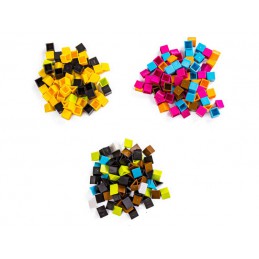 Kreatywna Układanka, Mozaika, Puzzle, Klocki 420 El. Budowa