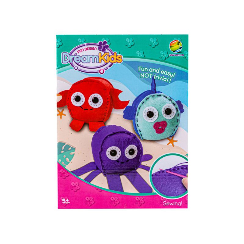 Zestaw Kreatywnych Wyszywanek Do Szycia Maskotek Poduszek Zwierzęta Morskie Maskotka Poduszka