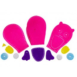 Zestaw Kreatywny Wyszywanek Do Szycia Maskotek Poduszek Zwierzęta Leśne Poduszka Maskotka