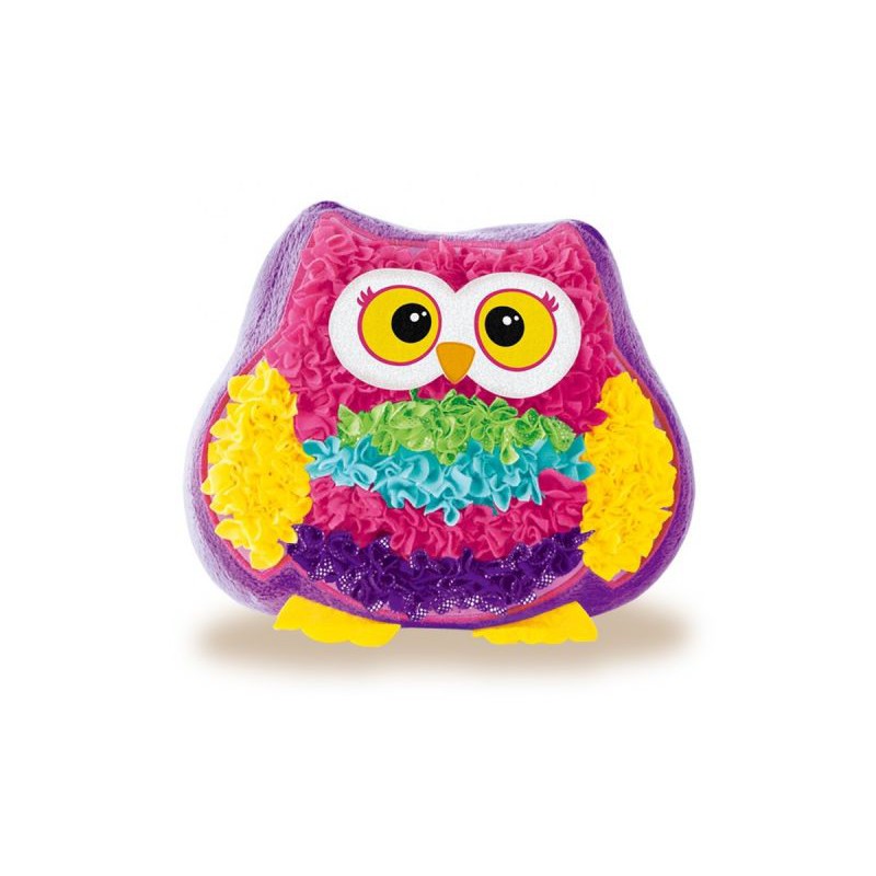 Zestaw Kreatywny Wyszywanka  Poduszka Pluszowa Maskotka Do Szycia DIY SOWA