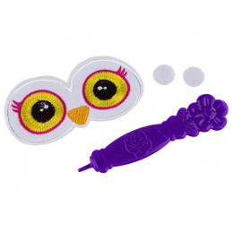 Zestaw Kreatywny Wyszywanka  Poduszka Pluszowa Maskotka Do Szycia DIY SOWA