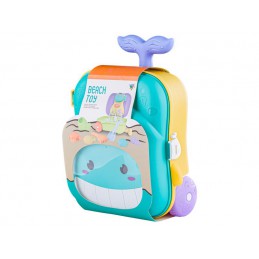 Zestaw Do Zabawy W Piasku, Walizka + Akcesoria Foremki Piaskownica