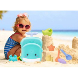 Zestaw Do Zabawy W Piasku, Walizka + Akcesoria Foremki Piaskownica