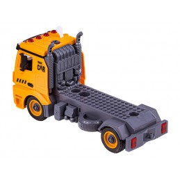 Ciężarówka, Koparka, Samochód, Laweta Do Rozkręcania, Transporter 79 Elementów Auto Do Skręcania