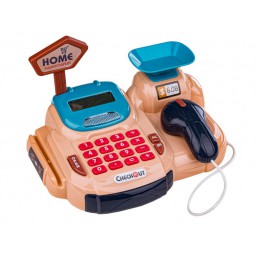 Kasa Fiskalna, Sklepowa Ze Skanerem Kodów + Akcesoria, BEŻOWA