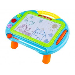 Tablica Edukacyjna, Magnetyczna 2w1, Znikopis, Stolik Pisak Stempelki