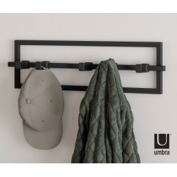 UMBRA wieszak ścienny CUBIKO czarny