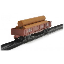 Kolejka rail king Parowóz + 3 Wagony