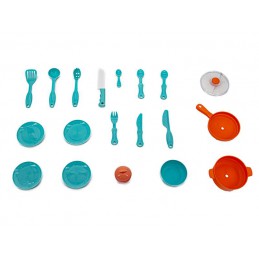 Multifunkcyjna Różowa Kuchnia Z Piekarnikiem, Lodówką I Płytą Gazową