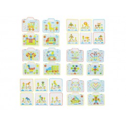 Kreatywna Mozaika, Układanka, Klocki, Wkrętarka Śrubki W Walizce 237 El