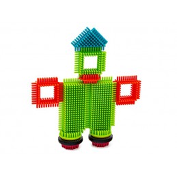 Klocki Konstrukcyjne, Wafle, Jeżyki, Grzebyki 90 elementów